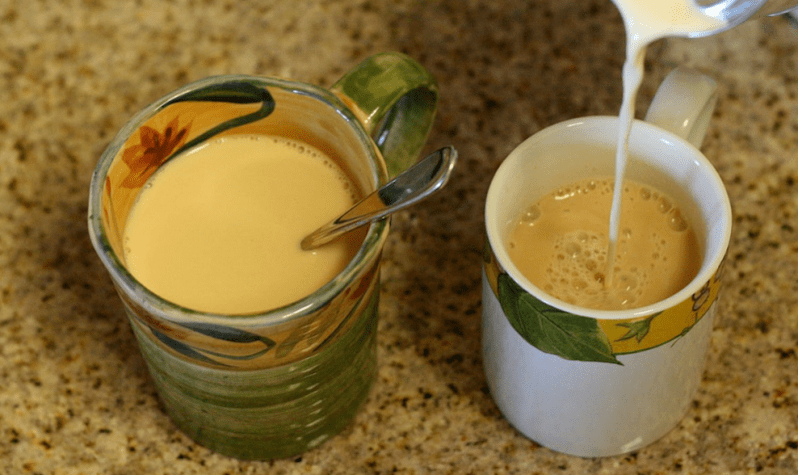 gebackene Milch gegen Würmer